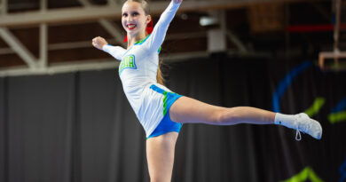 SEND-OFF: Slovenska cheerleading reprezentanca pred odhodom na ICU Evropsko prvenstvo